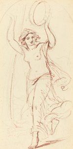 Dancing Woman with a Tambourine by William Edward Frost