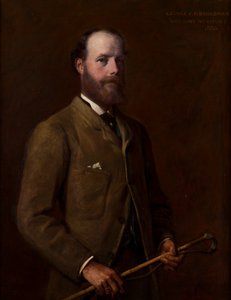 Portrait of George, Viscount Newport-later 4th Earl of Bradford (1845-1915) by William Edward Miller