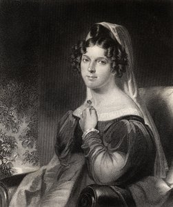 Felicia Dorothea Hemans, engraved by W.Holl, from 