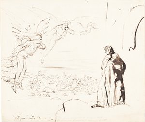 Scene from the Inferno (canto IX) by William Etty