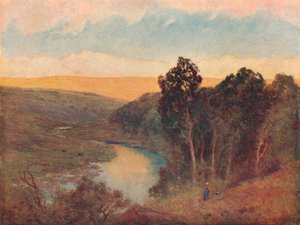 Afternoon Sunshine on the Galloway Hills by William Eyre Walker