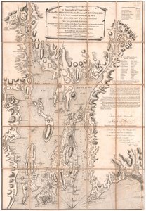 A Topographical Chart of Rhode Island