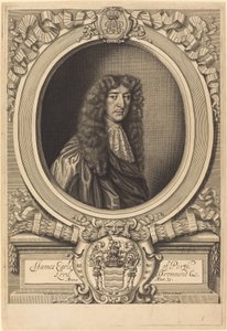 James Drummond, Earl of Perth by William Faithorne after Sir Peter Lely