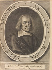 Portrait of Thomas Hobbes, 1588-1679, 1642 by William Faithorne the Elder