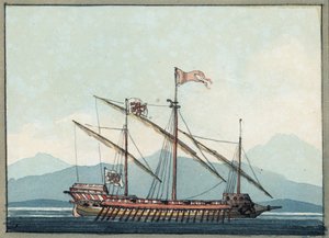Venetian Galley by William Ffarington