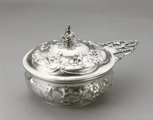 Porringer with cover by William Forbes
