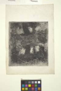 Landscape With Faun And Pool (Reflected Landscape) by William Forsyth