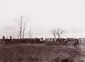 Fort Brady, Virginia, near Dutch Gap by William Frank Browne