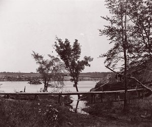 Fort Darling. Masked Battery and Obstruction in James River by William Frank Browne