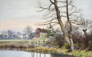 The Manor House, Hemingford Grey by William Fraser Garden