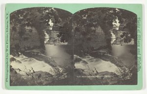 Forest Falls from Above, Ithaca Gorge, late 19th century by William Frear