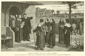 Wyclif Sending Out His Poor Priests by William Frederick Yeames
