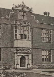 Doorway, Entrance Bay, the South Wing, Cobham Hall by William Galsworthy Davie