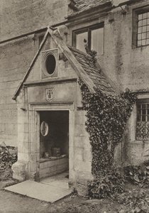 Doorway, Porch at Cap Mill, Painswick, Gloucestershire by William Galsworthy Davie