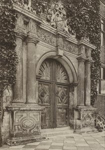 Doorway, The North Doorway, Hatfield House, Herts