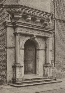 Doorway, The South Wing, Cobham Hall by William Galsworthy Davie