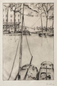 View in Rotterdam by William George Reindel