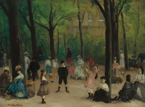 Luxembourg Garden by William Glackens
