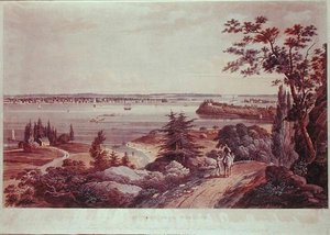 New York from Weehawk by William Guy Wall