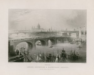 General View of London by William H. Bartlett