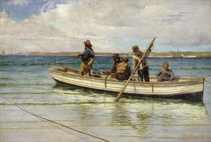 Hauling in the Catch by William H. Bartlett
