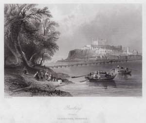 Presburg, Hungary (engraving) by William H. Bartlett