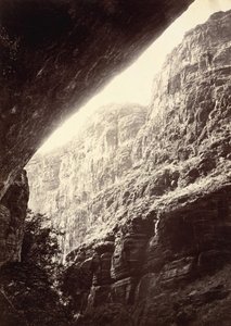 Cañon of Kanab Wash, Looking South, 1872 by William H. Bell