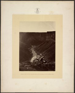 Grand Canyon of the Colorado River, Mouth of Kanab Wash, Looking West by William H. Bell