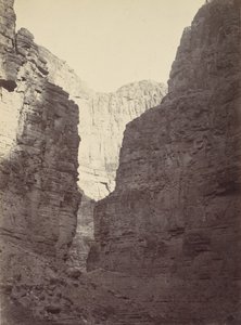 Limestone Walls, Kanab Wash, Colorado River, 1872 by William H. Bell