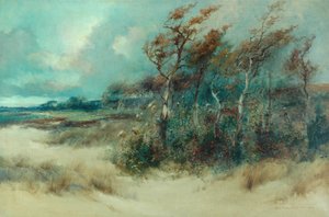 Trees in a Sandy Lane, Heysham by William H. Parkinson