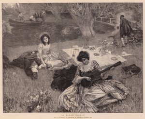 A River Picnic by William Hatherell