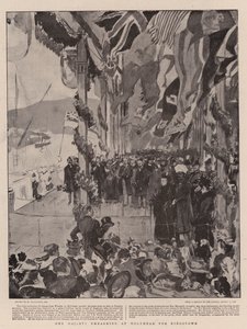 Her Majesty Embarking at Holyhead for Kingstown by William Hatherell