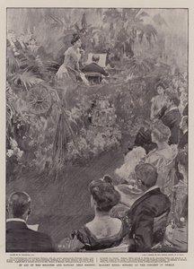 In Aid of the Soldiers and Sailors Help Society, Madame Melba Singing at the Concert in Dublin