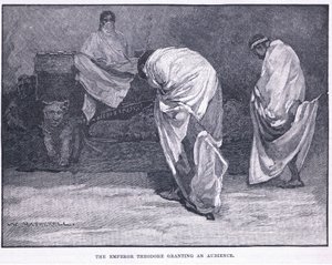 The Emperor Theodore Granting an Audience by William Hatherell