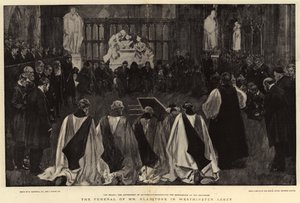 The Funeral of Mr Gladstone in Westminster Abbey by William Hatherell