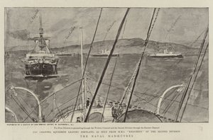 The Naval Manoeuvres by William Hatherell
