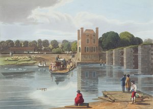 Datchet Ferry, near Windsor, engraved by Robert Havell the Younger published 1818 by William Havell