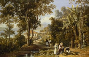 Garden Scene on the Braganza Shore, Rio de Janeiro
