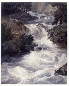 Waterfall at Ambleside, Seen Through a Window