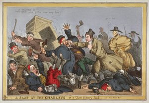 A Slap at the Charleys or a Tom und Jerry Lark by William Heath