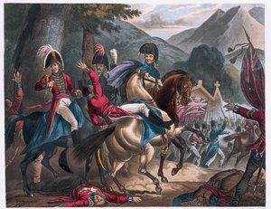 Battle Near the Village of Sorauren by William Heath