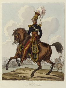 Ninth Hussars, 1820 by William Heath
