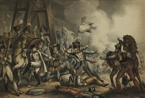 Sauve qui peut, or Every man for himself, aquatint by Thomas Sutherland, published by James Jenkins, 1 May 1816 by William Heath