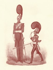 Showing the Difference Between The Man and the Officer, 1830-1840 by William Heath
