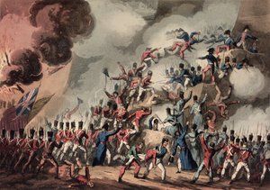 Storming of St. Sebastian, 31st August, 1813, engraved by Thomas Sutherland by William Heath
