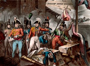 The Duke of Wellington at the Taking of Ciudad Rodrigo, Spain, Peninsular War by William Heath