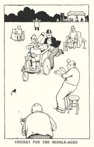 Cricket for the Middle-Aged by William Heath Robinson