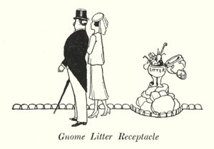 Gnome Litter Receptacle
