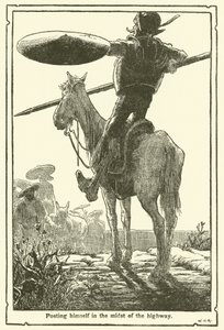 Illustration for Don Quixote by William Heath Robinson