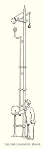 Illustration for Railway Ribaldry by W Heath Robinson by William Heath Robinson